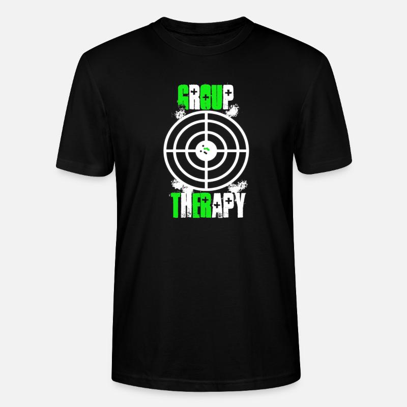 Group Therapy Schützenshirt - Stanley/Stella Unisex Bio-T-Shirt CRAFTER - Schwarz