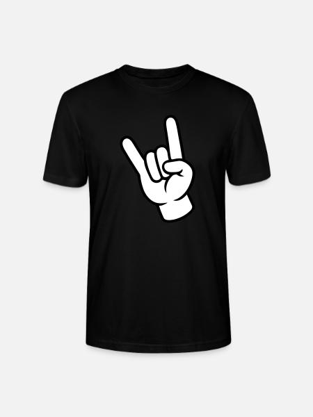 Hand Sign Party - Stanley/Stella CRAFTER Unisex Organic T-Shirt - black