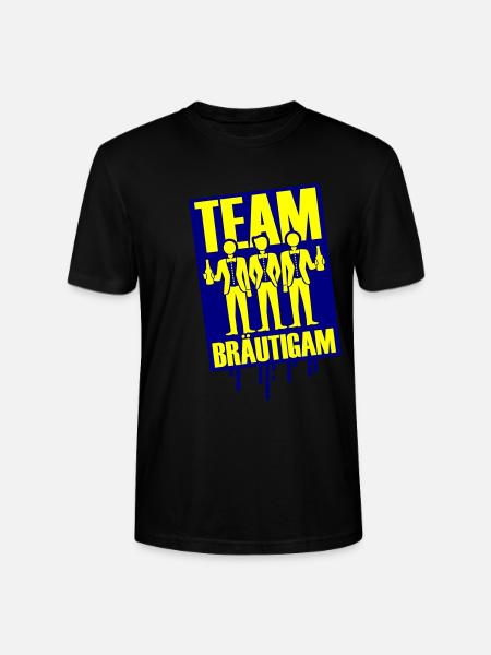 Team Groom Bachelor Wedding - Stanley/Stella CRAFTER Unisex Organic T-Shirt - black