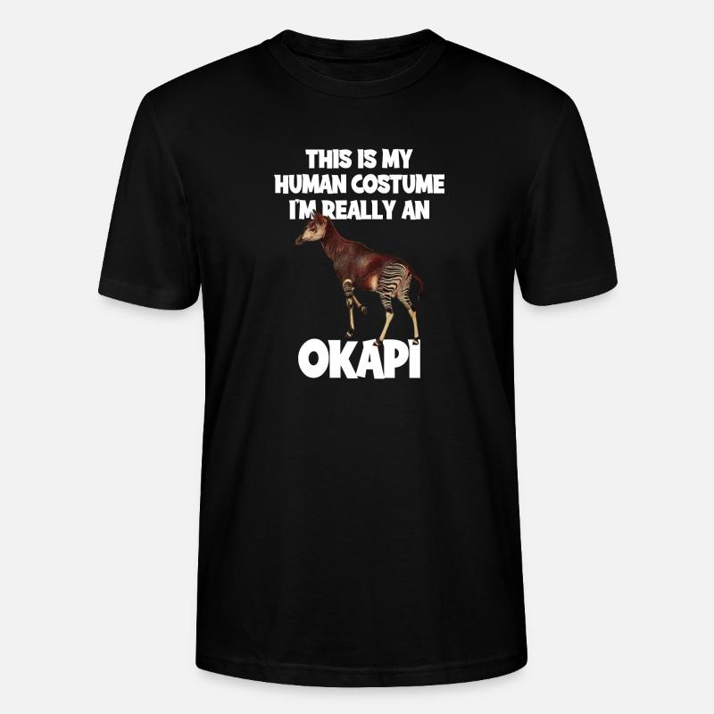 Okapi Zoo Expedition - Stanley/Stella Unisex Bio-T-Shirt CRAFTER - Schwarz