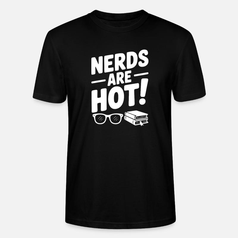 Nerds sind heiß! - Stanley/Stella Unisex Bio-T-Shirt CRAFTER - Schwarz