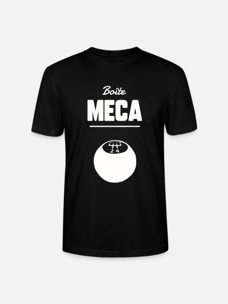 Boîte meca - T-shirt bio CRAFTER Stanley Stella Unisexe - noir