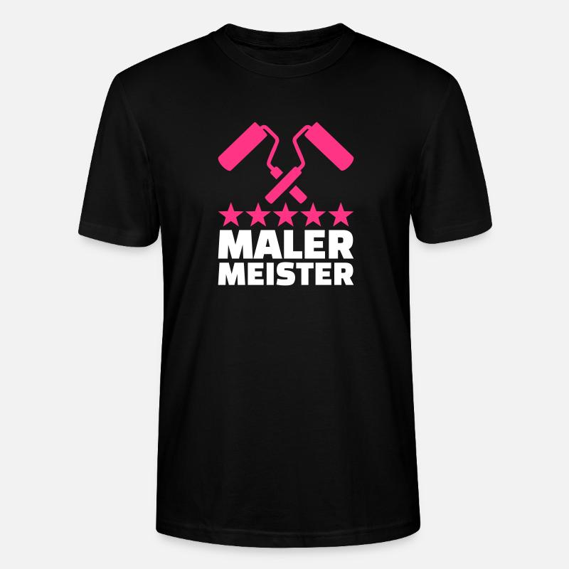 Maler - Stanley/Stella Unisex Bio-T-Shirt CRAFTER - Schwarz