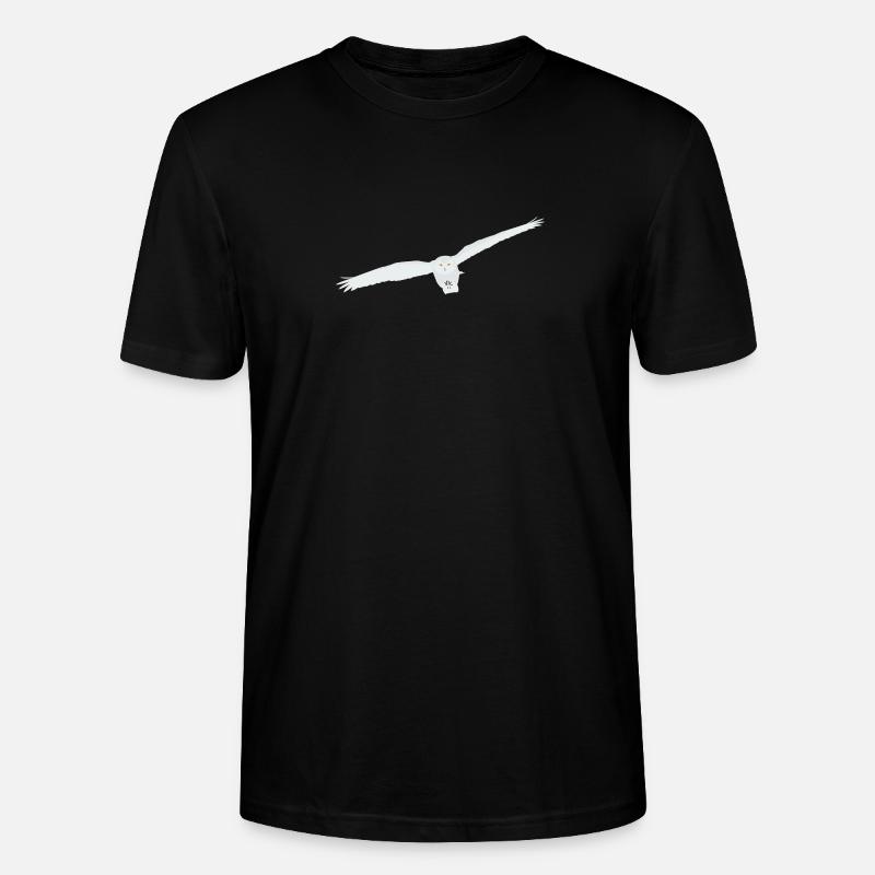 Harfang des neiges - T-shirt bio CRAFTER Stanley Stella Unisexe - noir