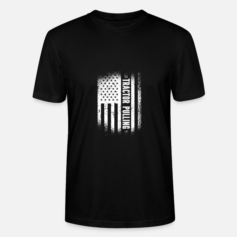 Tractor Pulling - - Stanley/Stella CRAFTER Unisex Organic T-Shirt - black