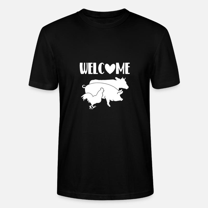 Willkommen - - Stanley/Stella Unisex Bio-T-Shirt CRAFTER - Schwarz