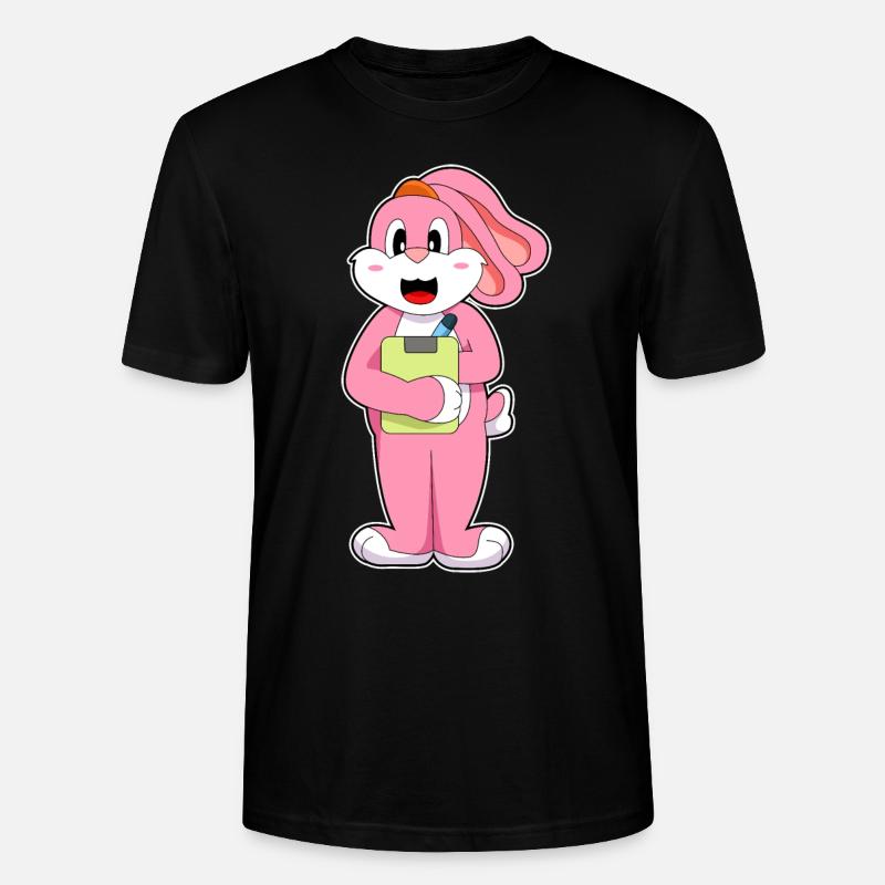 Bloc-notes Rabbit Secretary - T-shirt bio CRAFTER Stanley Stella Unisexe - noir