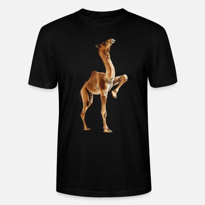 Kamel - Stanley/Stella Unisex Bio-T-Shirt CRAFTER - Schwarz