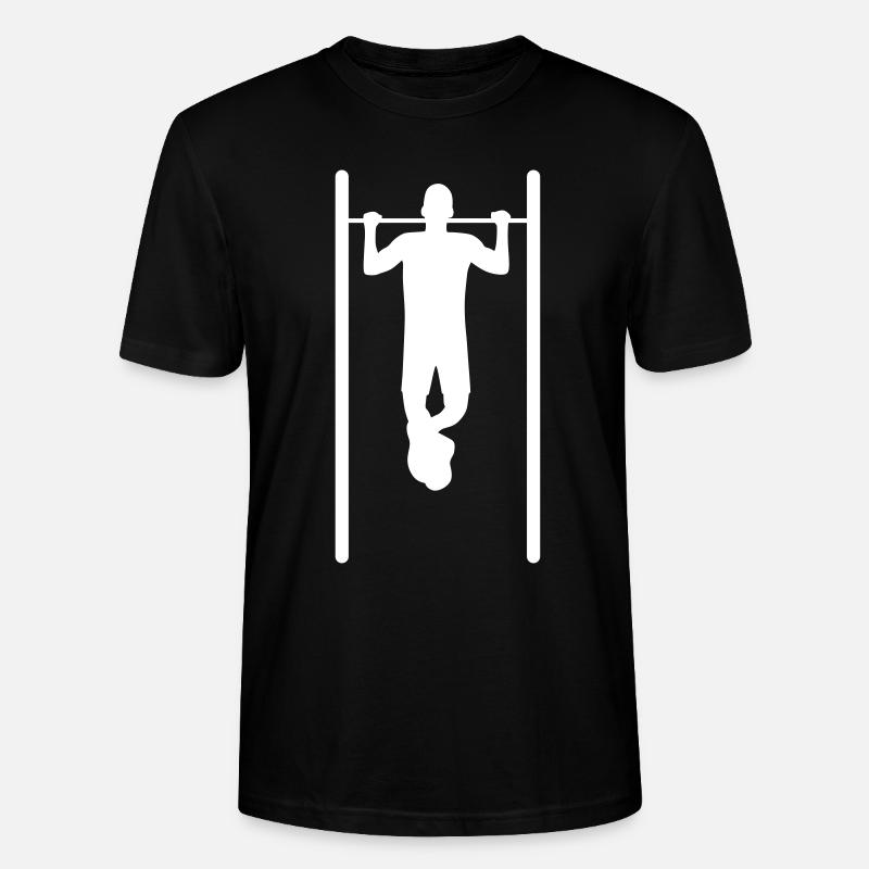 Pull-ups - Stanley/Stella CRAFTER Unisex Organic T-Shirt - black