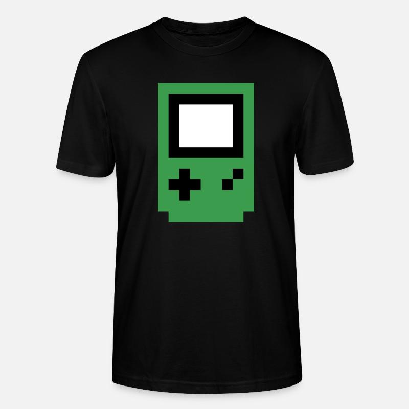 console verte - T-shirt bio CRAFTER Stanley Stella Unisexe - noir