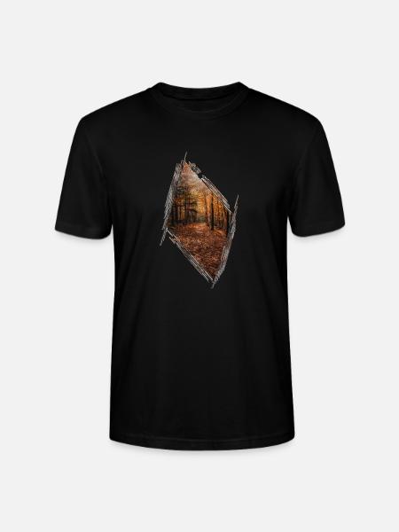 autumn - Stanley/Stella CRAFTER Unisex Organic T-Shirt - black