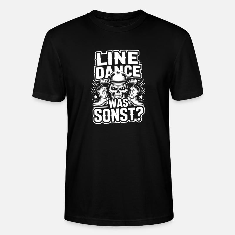 Line Dance What Else Skull - Stanley/Stella CRAFTER Unisex Organic T-Shirt - black