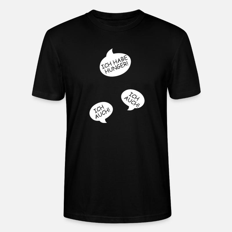 Schwangerschaft verkünden Drillinge Mama Mutter - Stanley/Stella Unisex Bio-T-Shirt CRAFTER - Schwarz