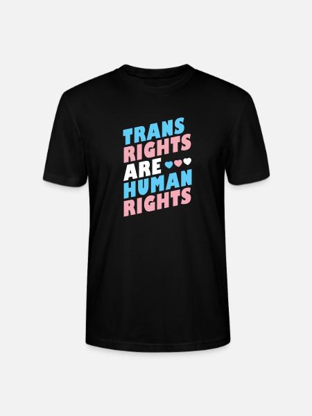 LGBTQ-Pride-Monat – Trans-Rechte sind Menschenrechte - Stanley/Stella Unisex Bio-T-Shirt CRAFTER - Schwarz