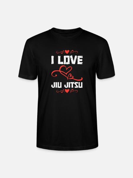 I Love Jiu Jitsu - Stanley/Stella Unisex Bio-T-Shirt CRAFTER - Schwarz