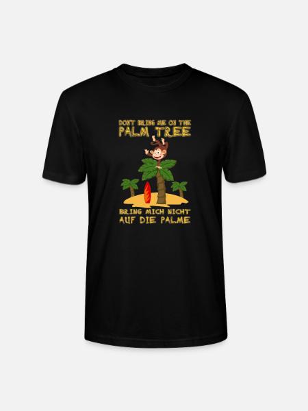 Du skal ikke tage mig med på palmetræet. Bringe på et palme - Stanley Stella CRAFTER unisex økologisk-T-shirt - sort