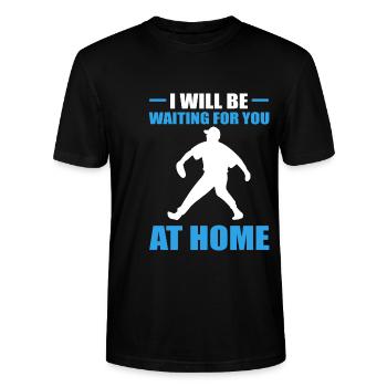 Softball Joueurs de softball - T-shirt bio CRAFTER Stanley Stella Unisexe - noir - Devant - Alina (178cm) & Michal (187cm)