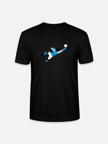 torwart_012015_a_3c - Stanley/Stella Unisex Bio-T-Shirt CRAFTER - Schwarz