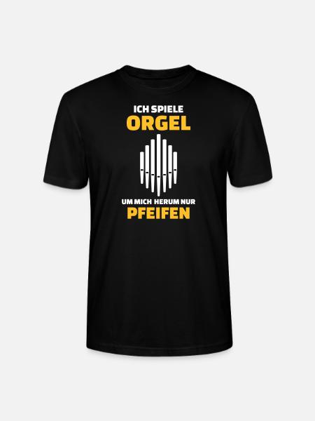 Orgel - Stanley/Stella Unisex Bio-T-Shirt CRAFTER - Schwarz