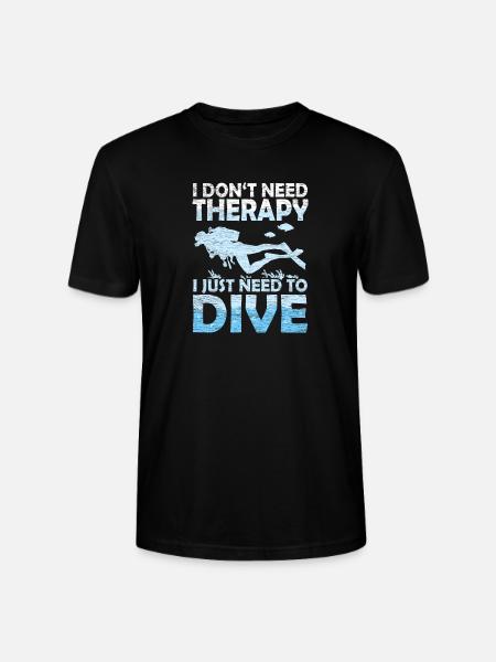 Diver - Stanley/Stella CRAFTER Unisex Organic T-Shirt - black