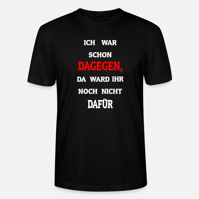 Réponse: J'étais déjà là ... - T-shirt bio CRAFTER Stanley Stella Unisexe - noir
