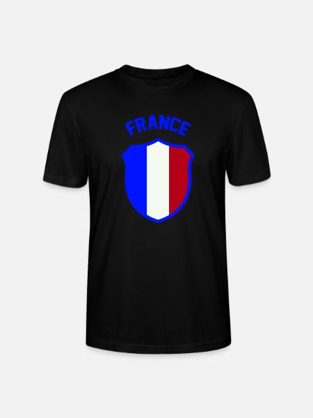 france wappen - Stanley/Stella Unisex Bio-T-Shirt CRAFTER - Schwarz