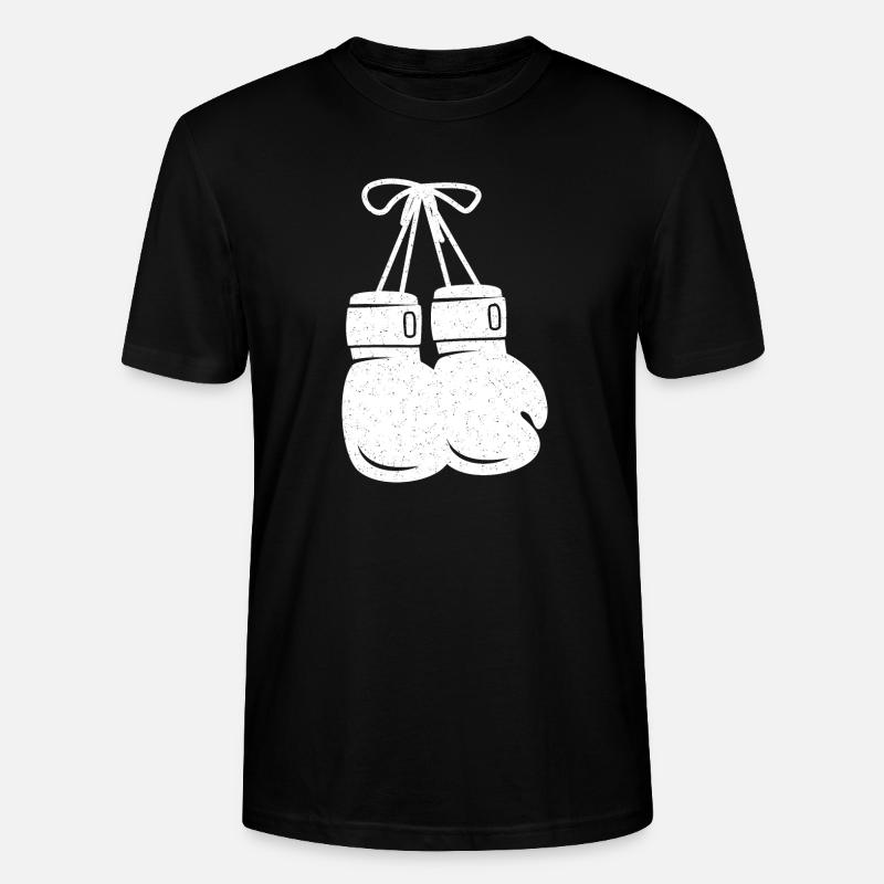 Boxhandschuhe weiß - Stanley/Stella Unisex Bio-T-Shirt CRAFTER - Schwarz