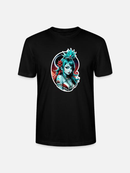 princesse indienne - aztek - T-shirt bio CRAFTER Stanley Stella Unisexe - noir