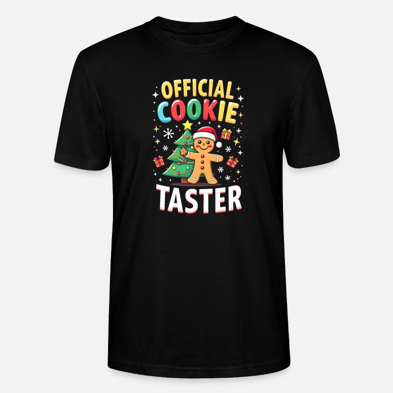 Official Cookie Taster - Stanley/Stella Unisex Bio-T-Shirt CRAFTER - Schwarz