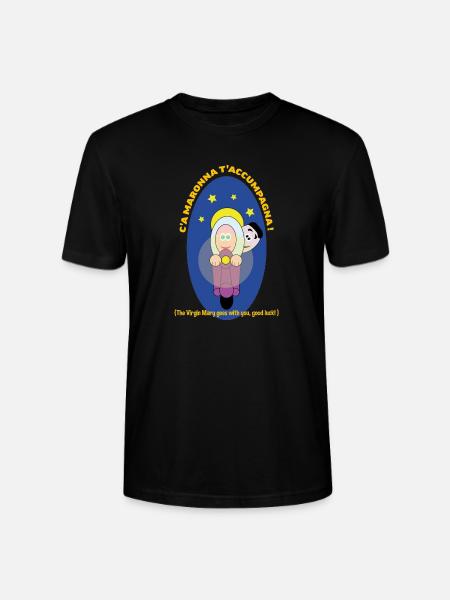 Neapolitan idioms : good luck - Stanley/Stella CRAFTER Unisex Organic T-Shirt - black