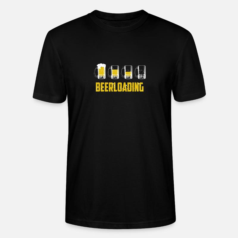 Beerloading - T-shirt bio CRAFTER Stanley Stella Unisexe - noir