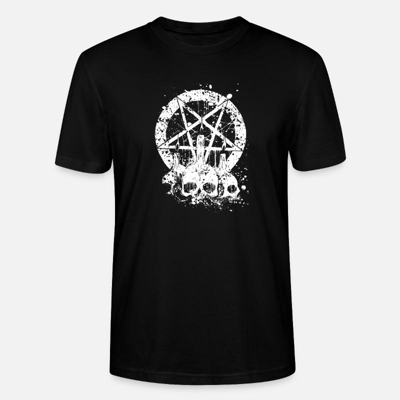 Gothic Skull - Stanley/Stella Unisex Bio-T-Shirt CRAFTER - Schwarz