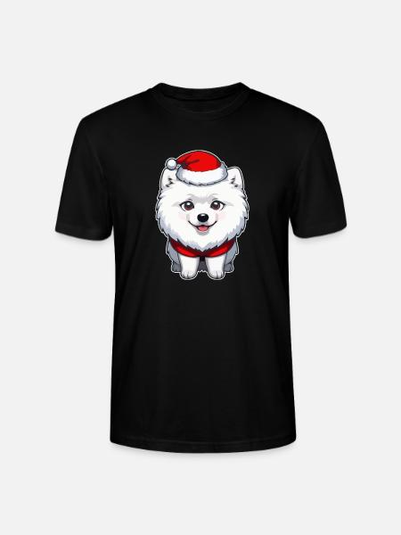 Dog Christmas - Stanley/Stella CRAFTER Unisex Organic T-Shirt - black