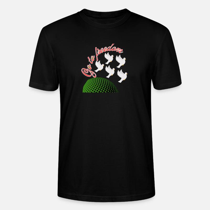 liberté - T-shirt bio CRAFTER Stanley Stella Unisexe - noir