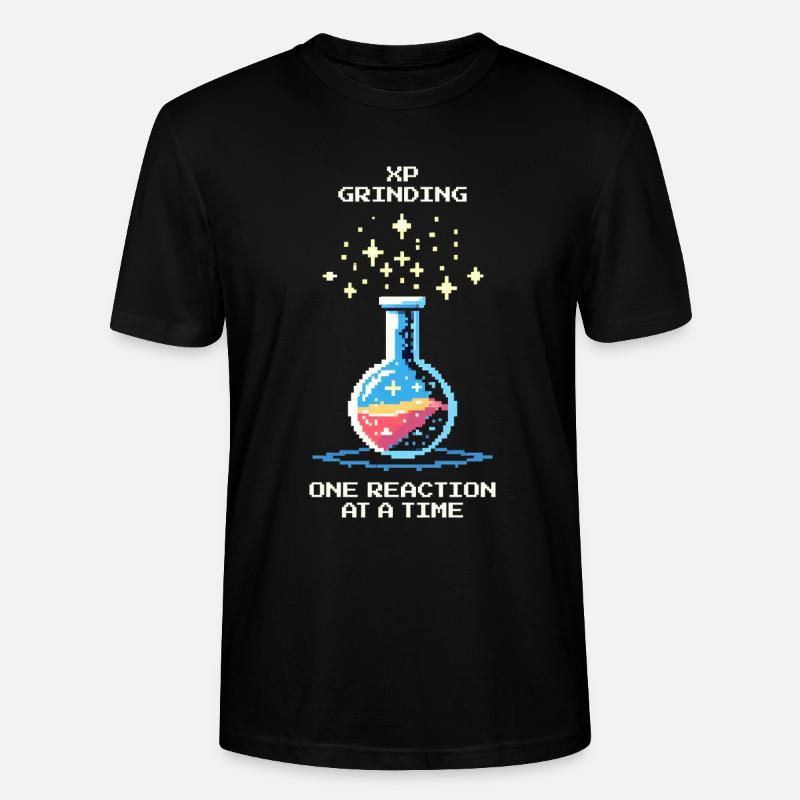 Broyage XP – réaction par réaction | Chimie - T-shirt bio CRAFTER Stanley Stella Unisexe - noir