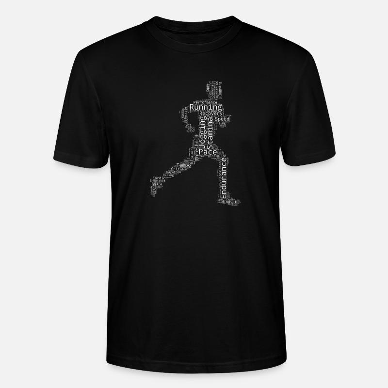 Geschenkidee für einen Running mit Running - Stanley/Stella Unisex Bio-T-Shirt CRAFTER - Schwarz