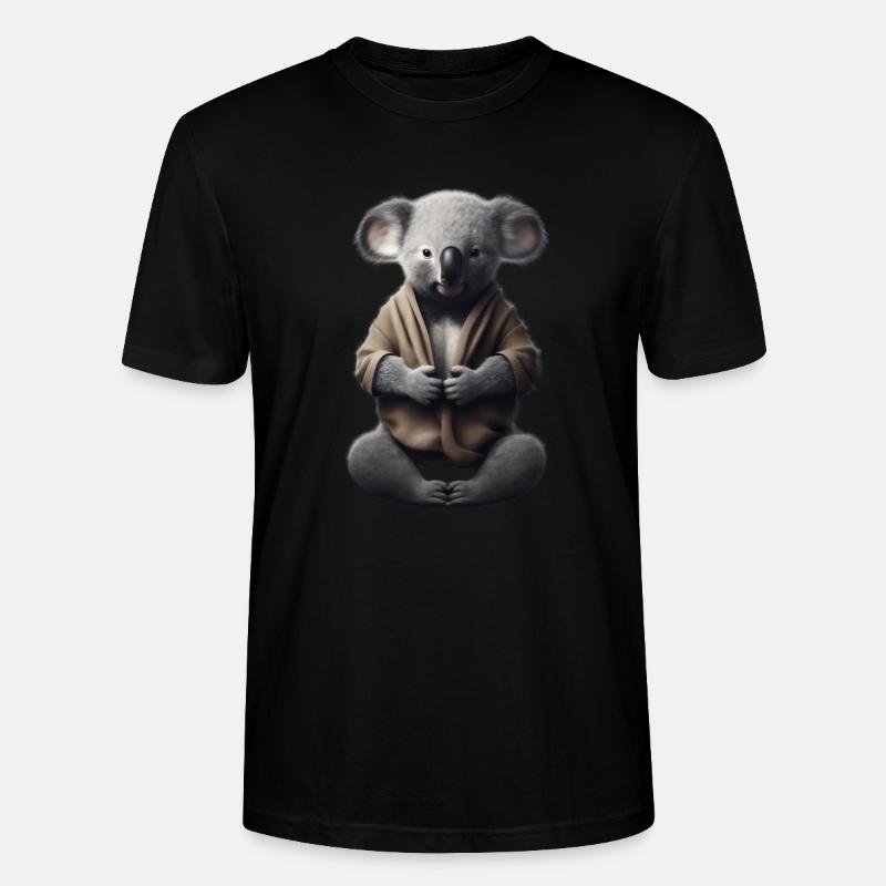 Koala Mönch - Stanley/Stella Unisex Bio-T-Shirt CRAFTER - Schwarz