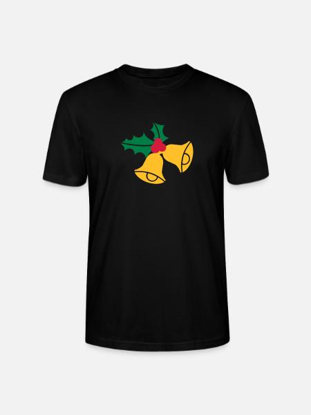 Bells Christmas - Stanley/Stella CRAFTER Unisex Organic T-Shirt - black