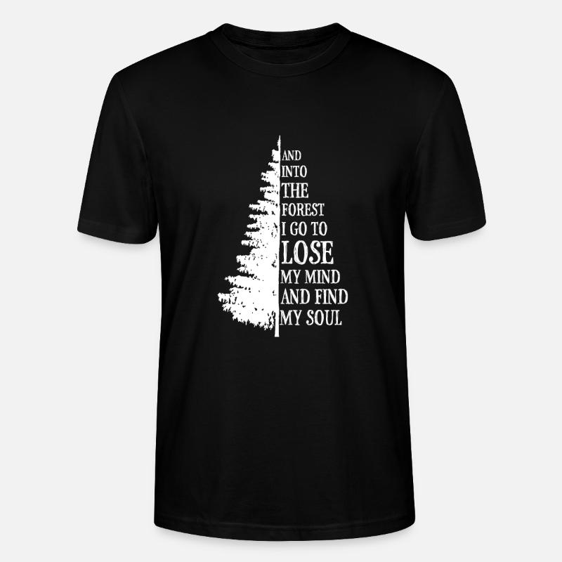 Forest - Stanley/Stella Unisex Bio-T-Shirt CRAFTER - Schwarz