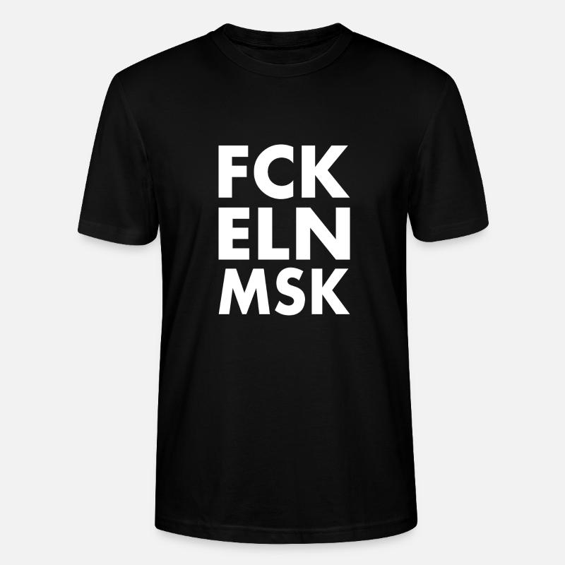Fck eln msk - Stanley/Stella Unisex Bio-T-Shirt CRAFTER - Schwarz