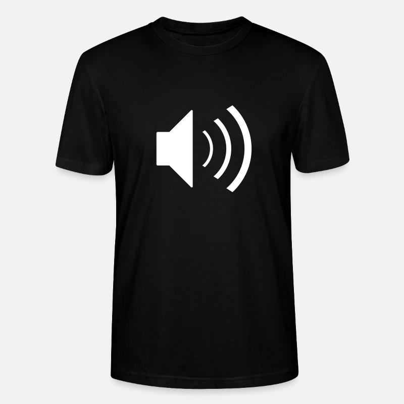 Lautsprecher Speaker PC Computer icon - Stanley/Stella Unisex Bio-T-Shirt CRAFTER - Schwarz