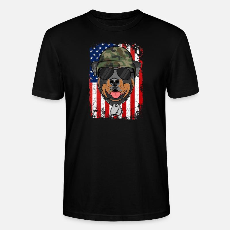 ROTTWEILER - Stanley/Stella Unisex Bio-T-Shirt CRAFTER - Schwarz