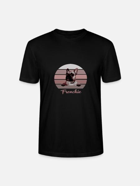 Frenchie, Dogs, Bully, French Bulldog - Stanley/Stella CRAFTER Unisex Organic T-Shirt - black
