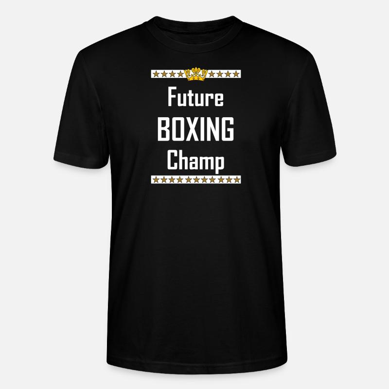 Future Boxing Champ - Stanley/Stella Unisex Bio-T-Shirt CRAFTER - Schwarz