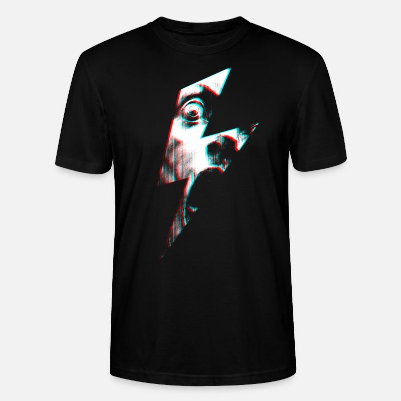 Geblitzte Rotverschiebung - Stanley/Stella Unisex Bio-T-Shirt CRAFTER - Schwarz