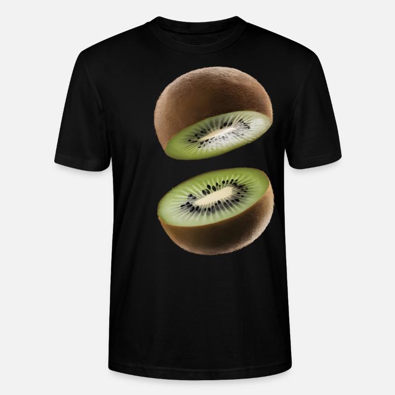 Kiwi-Geschenk - Stanley/Stella Unisex Bio-T-Shirt CRAFTER - Schwarz