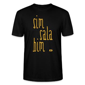 A-013 Simsalabim - Stanley/Stella Unisex Bio-T-Shirt CRAFTER - Schwarz - Vorne - Alina (178cm) & Michal (187cm)