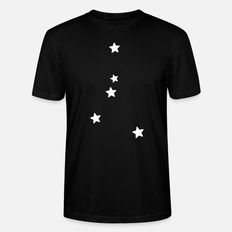 Sternbild Krebs - Stanley/Stella Unisex Bio-T-Shirt CRAFTER - Schwarz