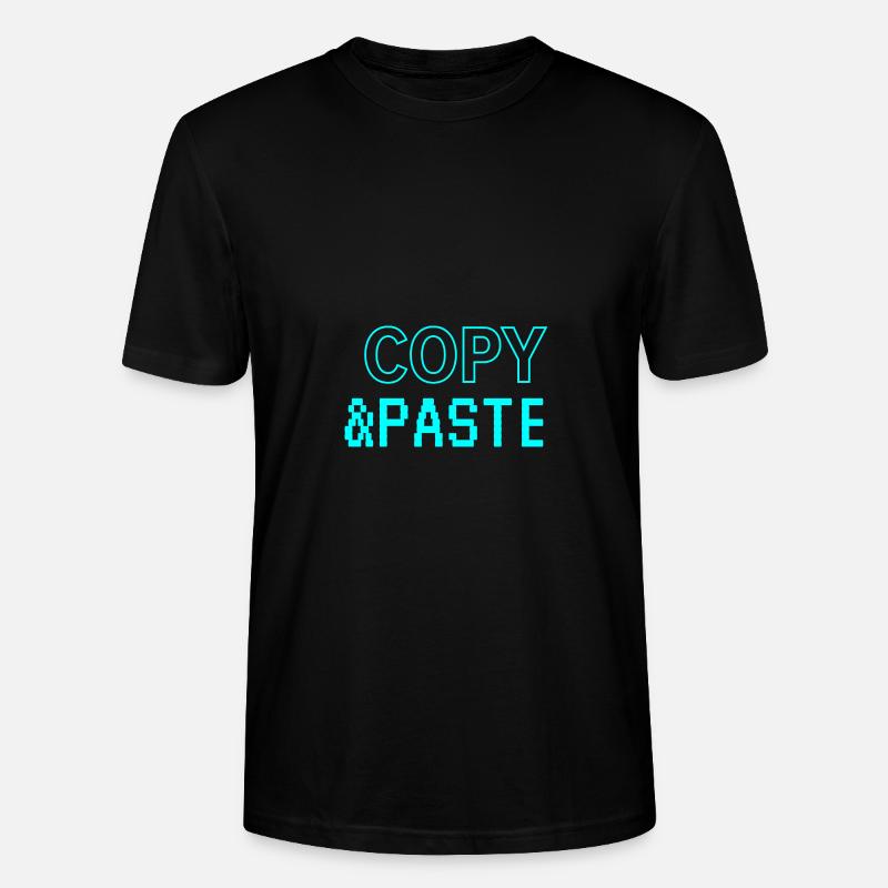 Copy & Paste - Stanley/Stella Unisex Bio-T-Shirt CRAFTER - Schwarz