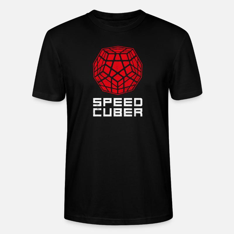 SPEEDCUBER megaminx 3D. Cubing-Cuber-Speedcubing - T-shirt bio CRAFTER Stanley Stella Unisexe - noir